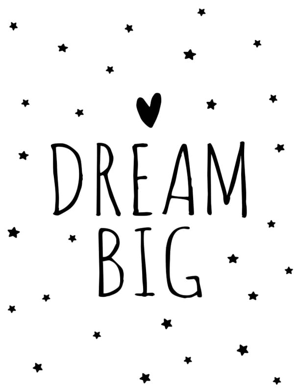 DREAM BIG ESTRELINHAS
