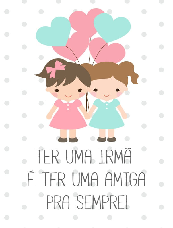 MENINAS IRMÃS BALÕES