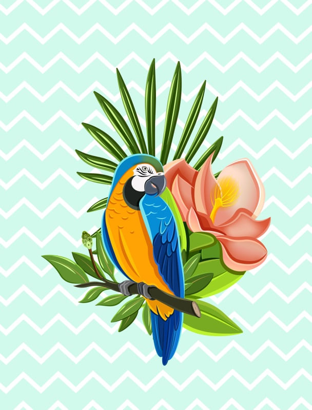 ARARA TROPICAL CHEVRON
