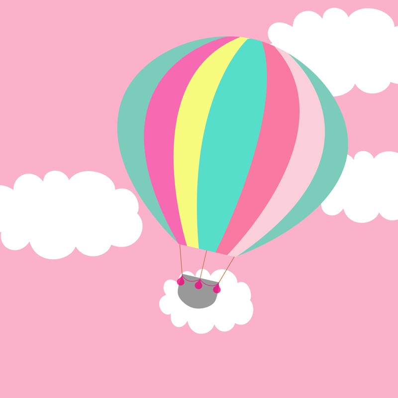 BALÃO NUVENS MENINA