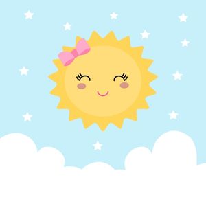 ARTE INFANTIL SOLZINHO MENINA