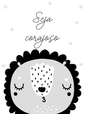 LEÃO SEJA CORAJOSO ESCANDI