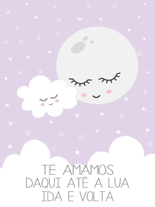 DECOR LUA NUVEM BABY 2