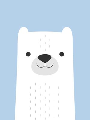 DECOR INFANTIL URSO NÓRDICO