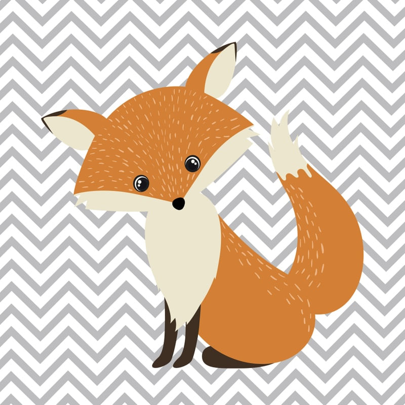 DECOR INFANTIL CHEVRON RAPOSA