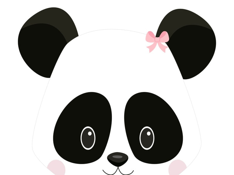 DECOR MENINA PANDA