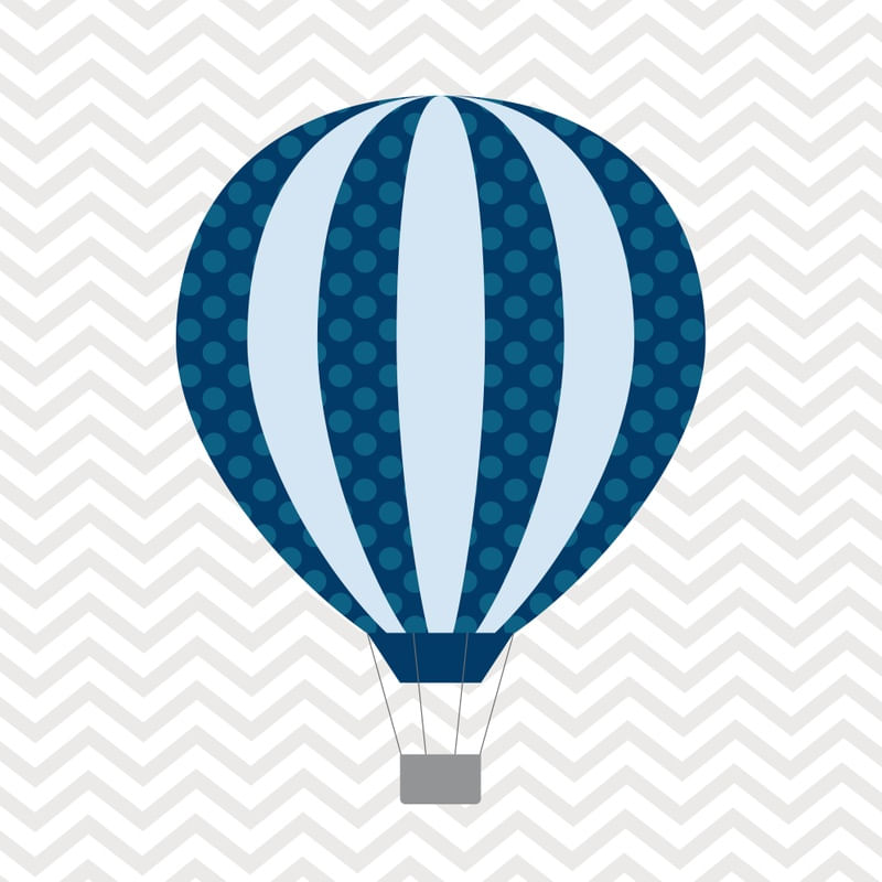 DECOR MENINO BALÃO AZUL