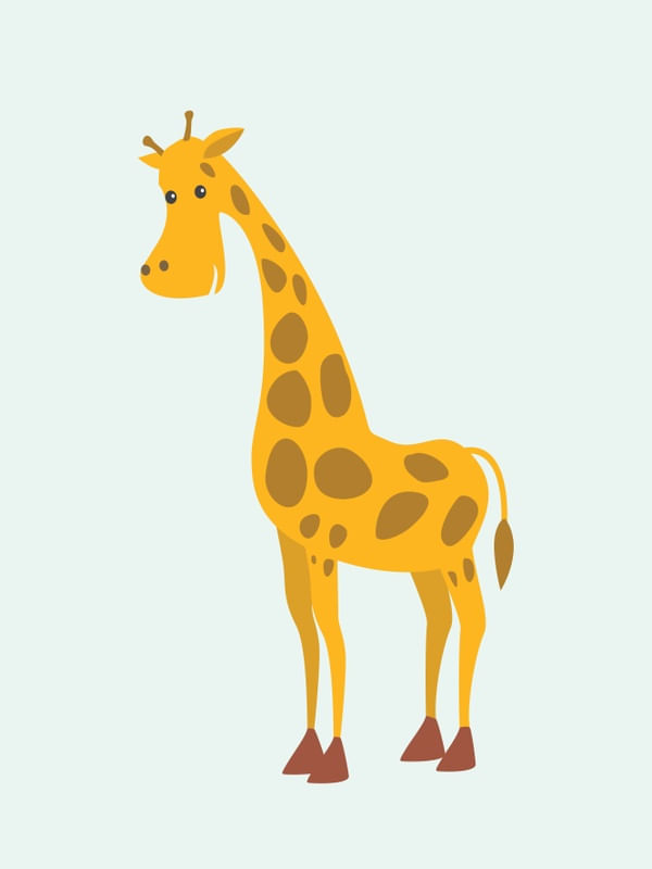 ARTE INFANTIL GIRAFA