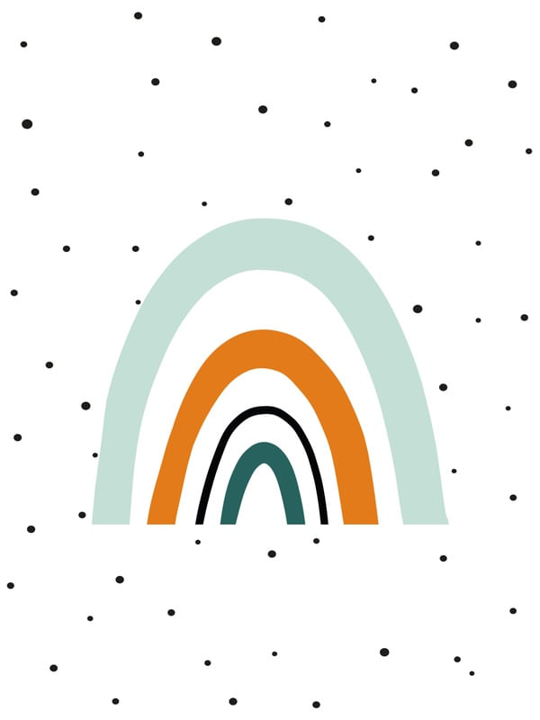 ARCO ÍRIS BOHO INFANTIL