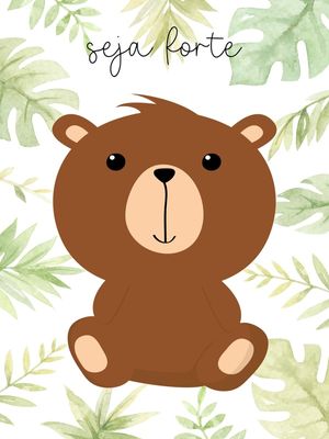 URSO BABY SEJA FORTE