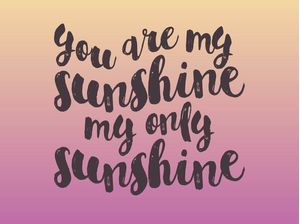 MÚSICA YOU ARE MY SUNSHINE