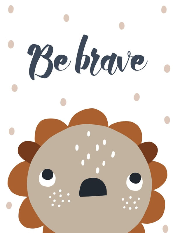 LEÃO ESCANDI BE BRAVE