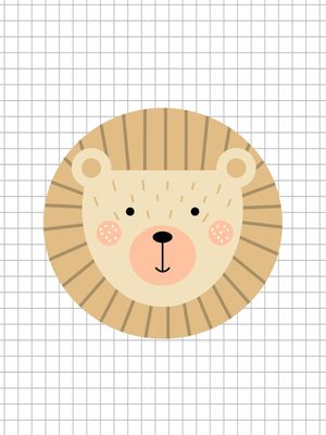 LEÃO MINIMALISTA KIDS