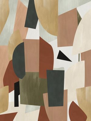 ABSTRATO MOSAICO AQUARELA 2
