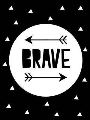 BRAVE TRIBAL BW