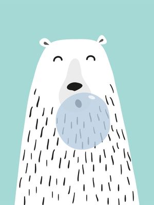 URSO POLAR BOLA CHICLETE 3