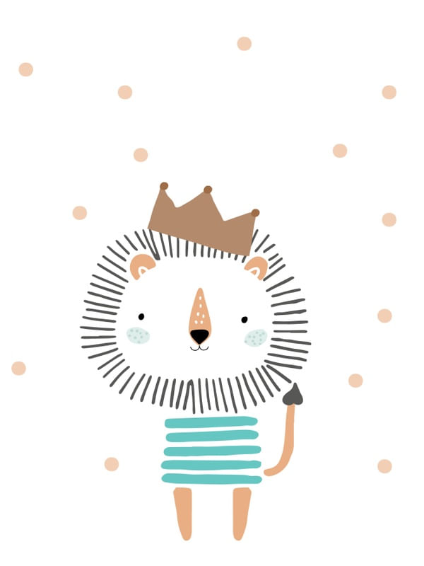 LEÃO ESCANDI MINIMALISTA