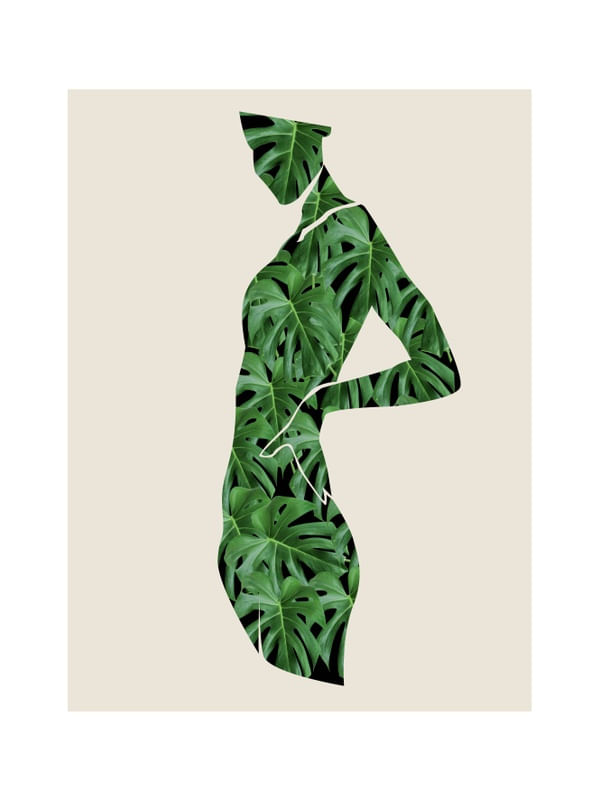 MULHER MONSTERA