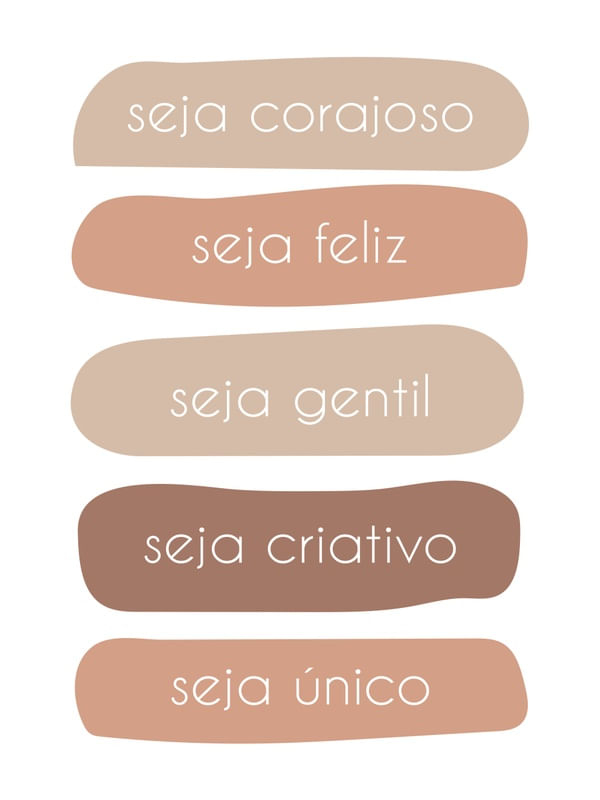 ARTE KIDS FRASES BOHO