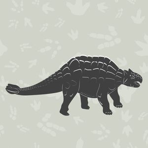 ARTE INFANTIL DINO ANQUILOSSAURO