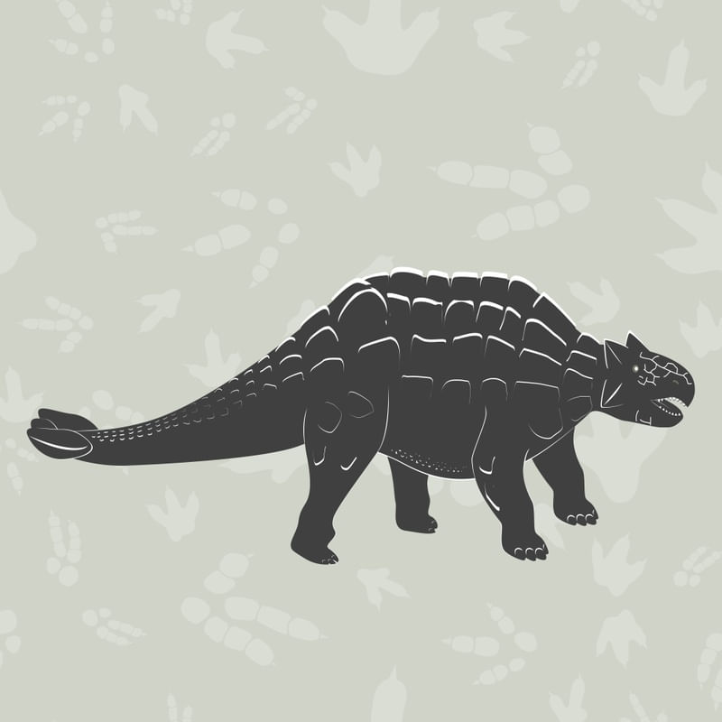ARTE INFANTIL DINO ANQUILOSSAURO