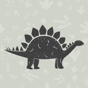 ARTE INFANTIL DINO ESTEGOSSAURO