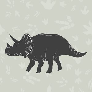ARTE INFANTIL DINO TRICERÁTOPS