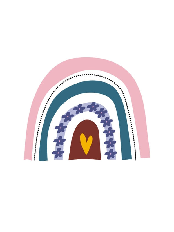 ARTE ARCO ÍRIS BOHO