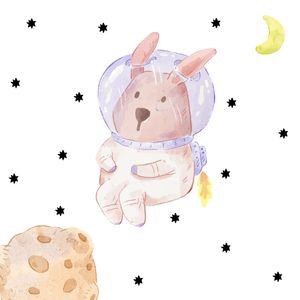 ARTE COELHINHO ASTRONAUTA