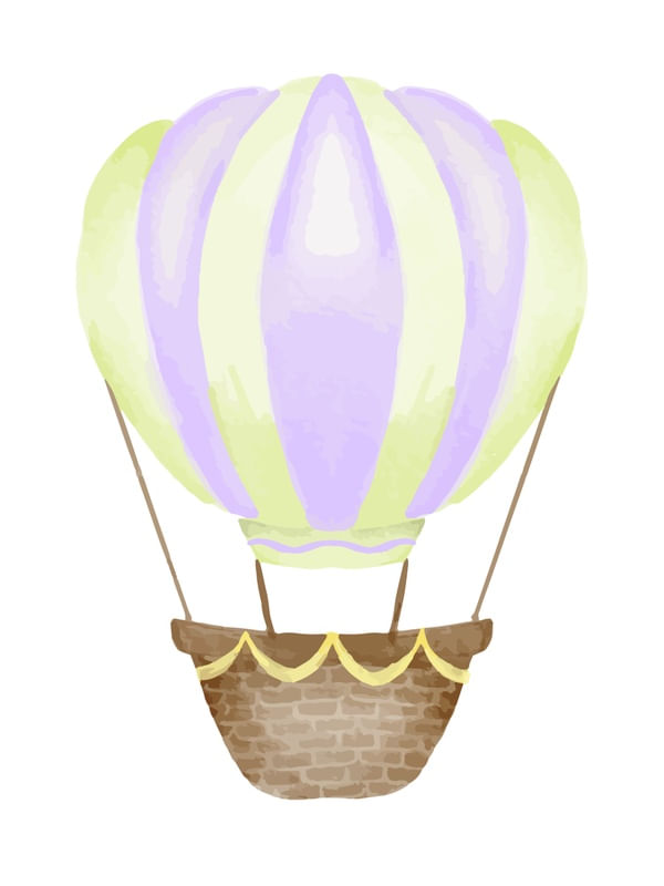 AQUARELA BALÃO CUTE