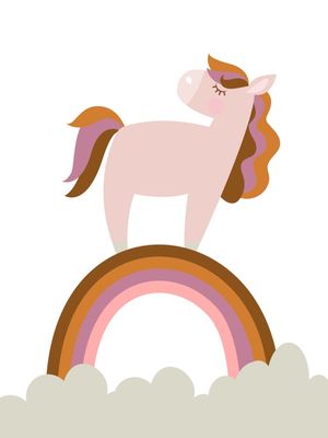 ARTE UNICÓRNIO RAINBOW BOHO 02