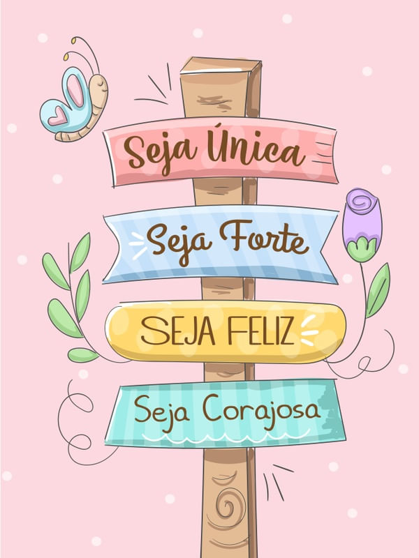 ARTE INFANTIL PLACAS FRASES MOTIVAÇÃO