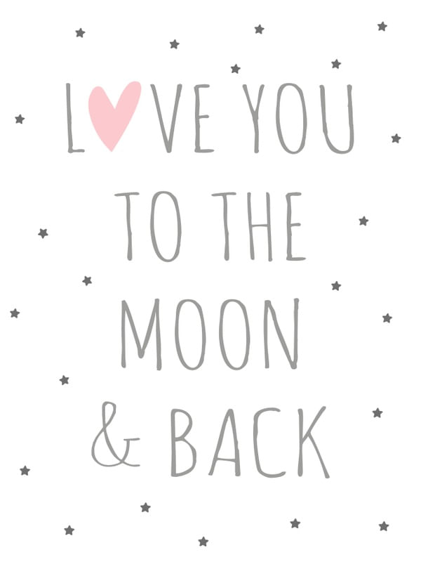 LOVE YOU TO THE MOON