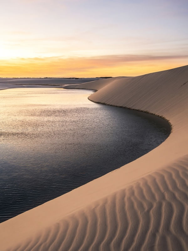 LENÇÓIS MARANHENSES 22 - PÔR DO SOL DOURADO
