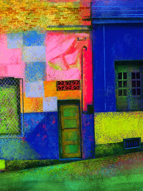 A CASA COLORIDA NO FINAL DA RUA