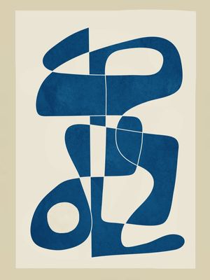 MINIMAL ABSTRACT COBALT