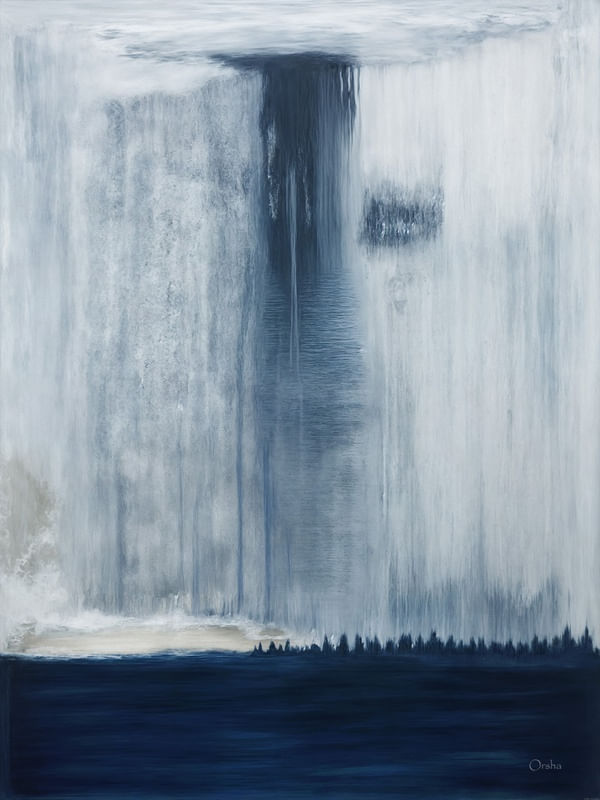 BLUE ABSTRACT 2
