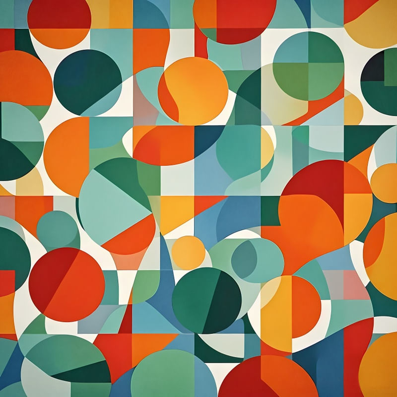 MOSAICO GEOMÉTRICO LÚDICO BY AI