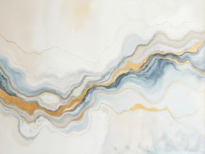 ABSTRACT GOLD AND WHITE 2