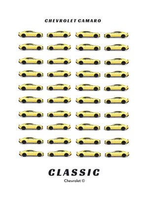 CAMARO CLASSIC - CHEVROLET 100 ANOS