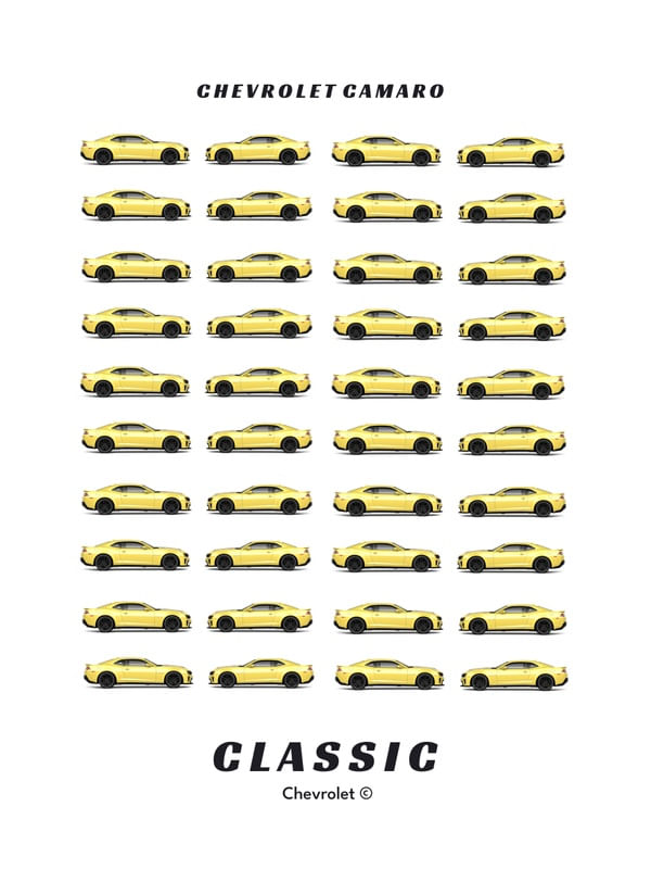 CAMARO CLASSIC - CHEVROLET 100 ANOS
