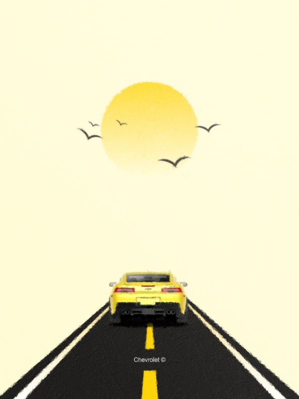 CAMARO RUMO AO HORIZONTE - CHEVROLET 100 ANOS