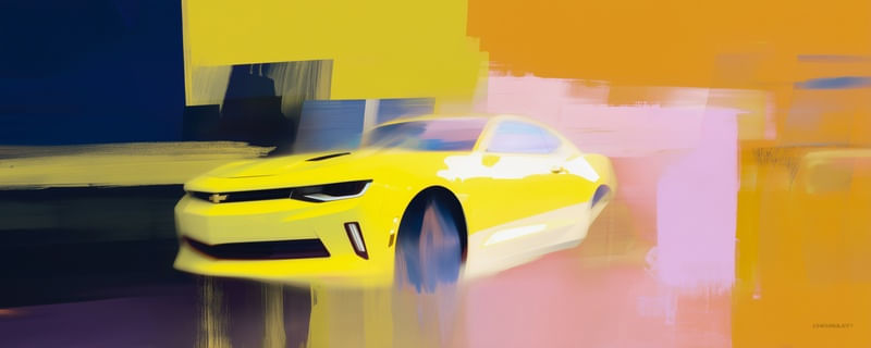 CAMARO ART 01 BY AI - CHEVROLET 100 ANOS