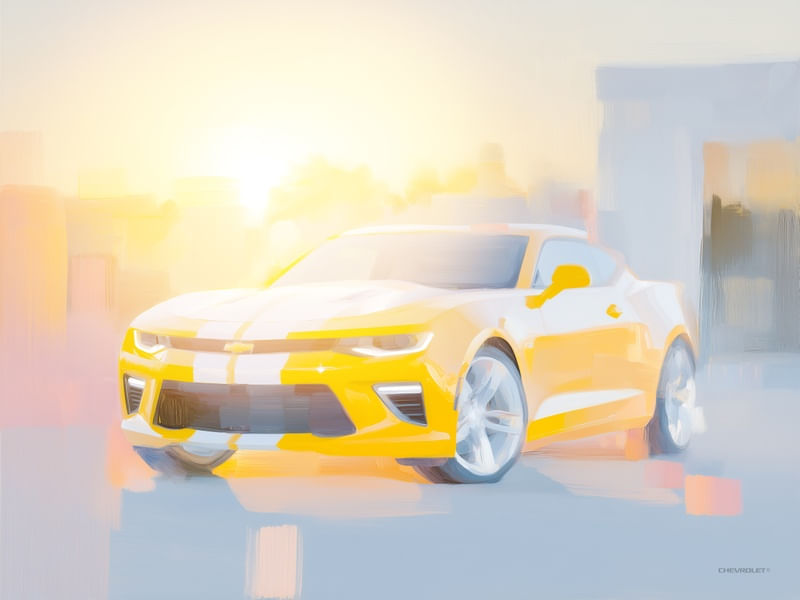 CAMARO ART 02 BY AI - CHEVROLET 100 ANOS