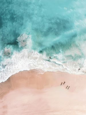 PINK SAND BEACH PRINT