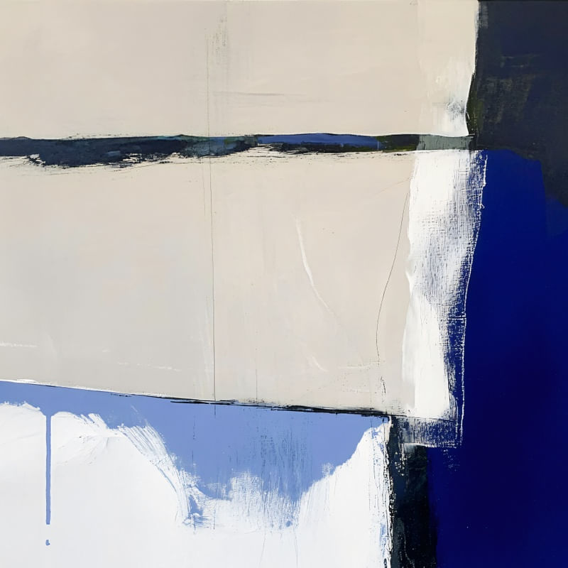 LAND AND SEA - DIPTICO 1 DE 2 - ABSTRATO BY AI