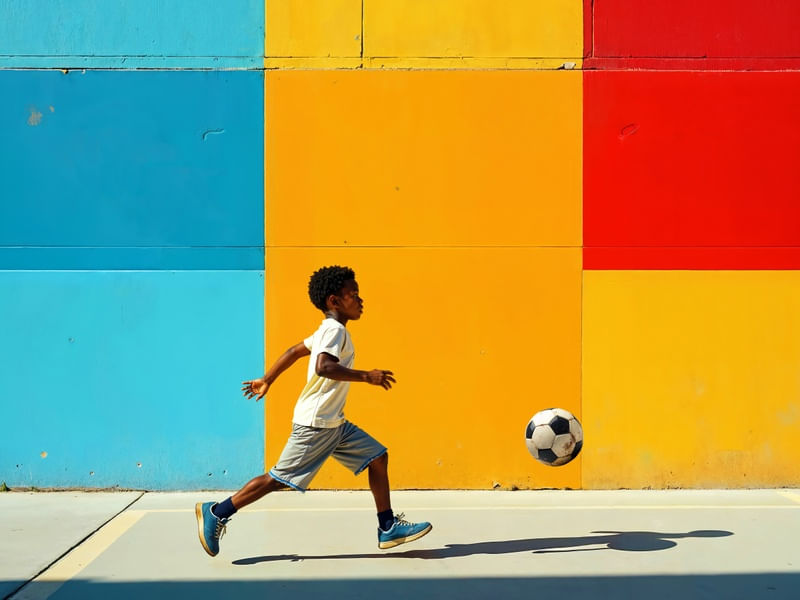 MENINO E SUA BOLA - TONS DO CARIBE BY IA