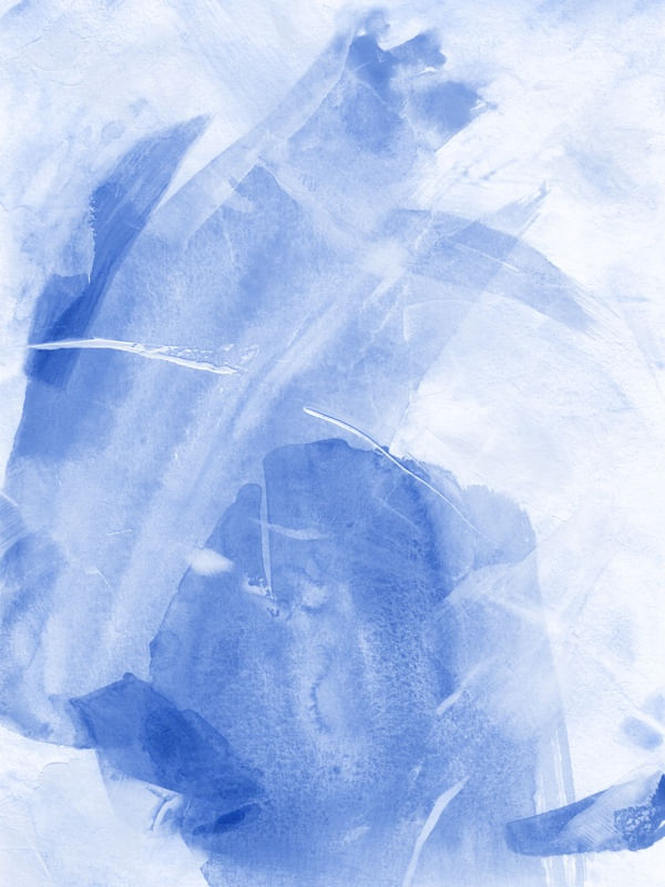 ABSTRACT BRUSH STROKES BLUE 1