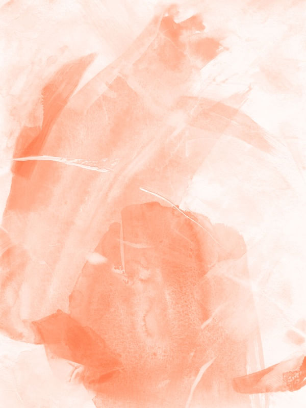 ABSTRACT BRUSH STROKES PEACH 1