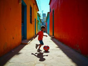 MENINO NA VIELA - TONS DO CARIBE BY IA